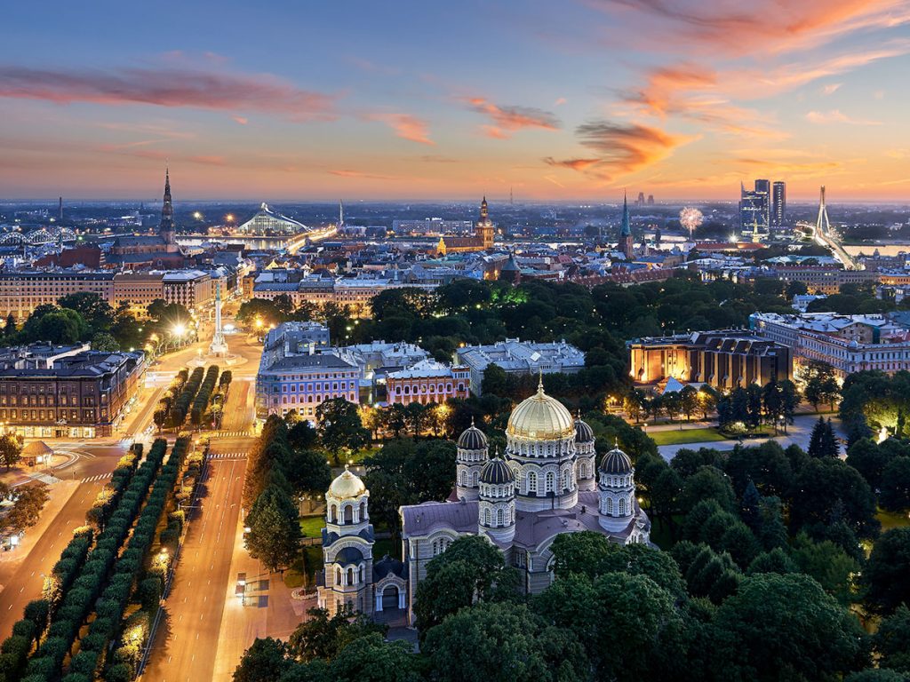 Skyline Bar riga view